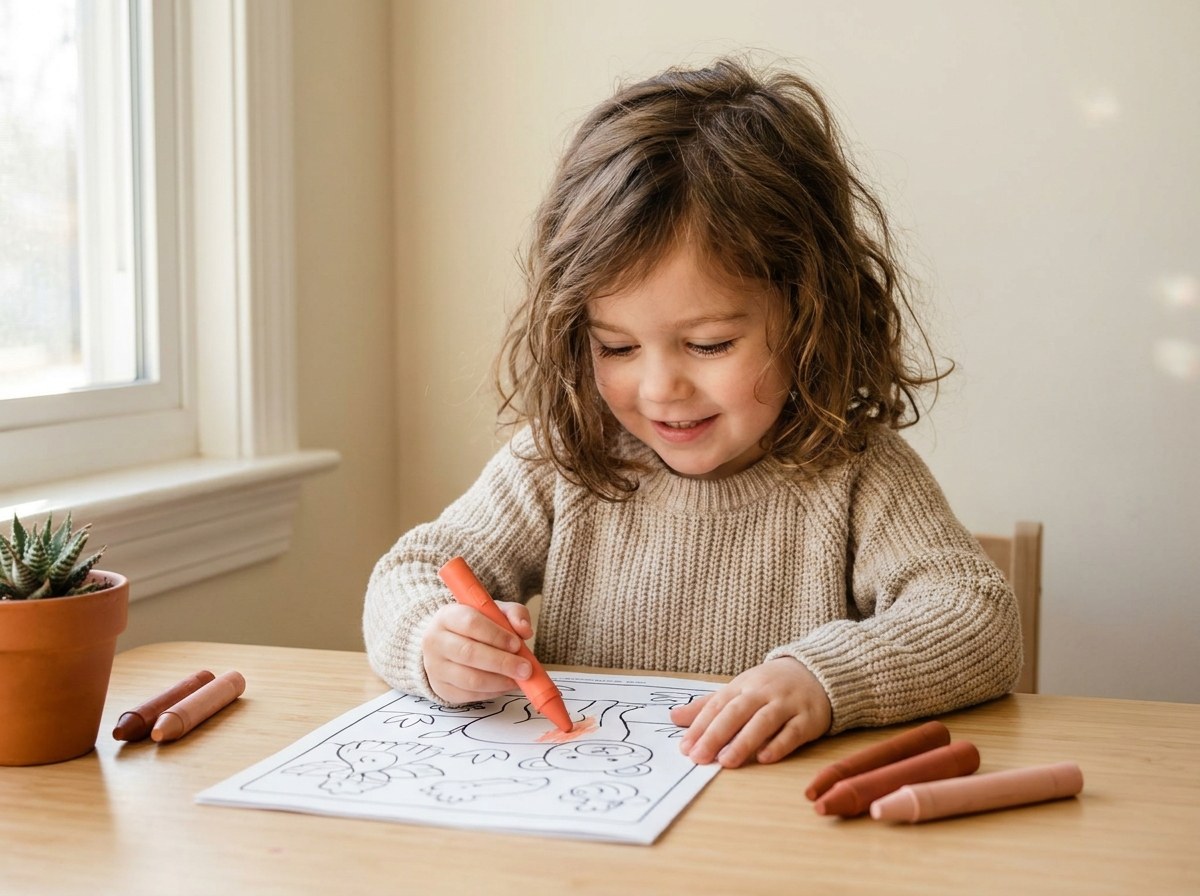 Child coloring